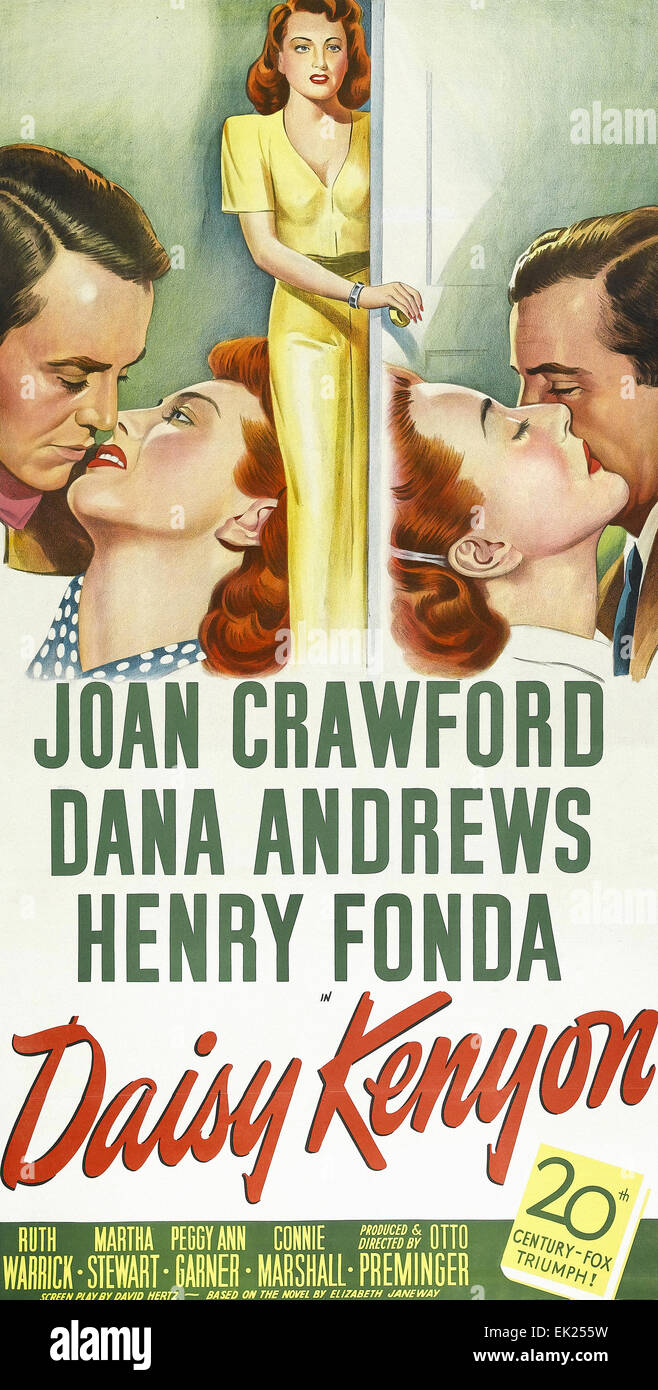 Daisy Kenyon Movie Poster Stock Photo Alamy