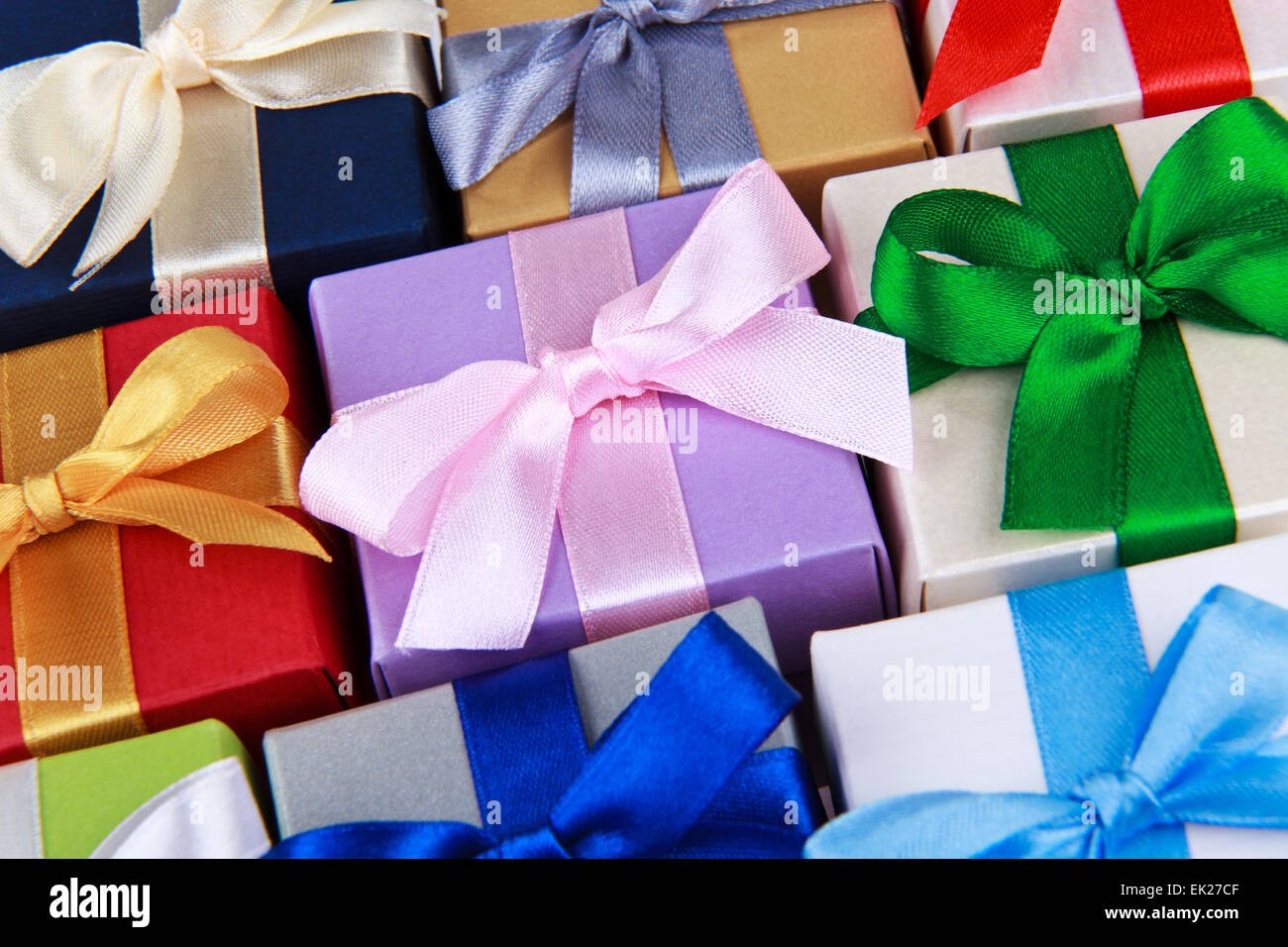 colorful gift boxes Stock Photo Alamy