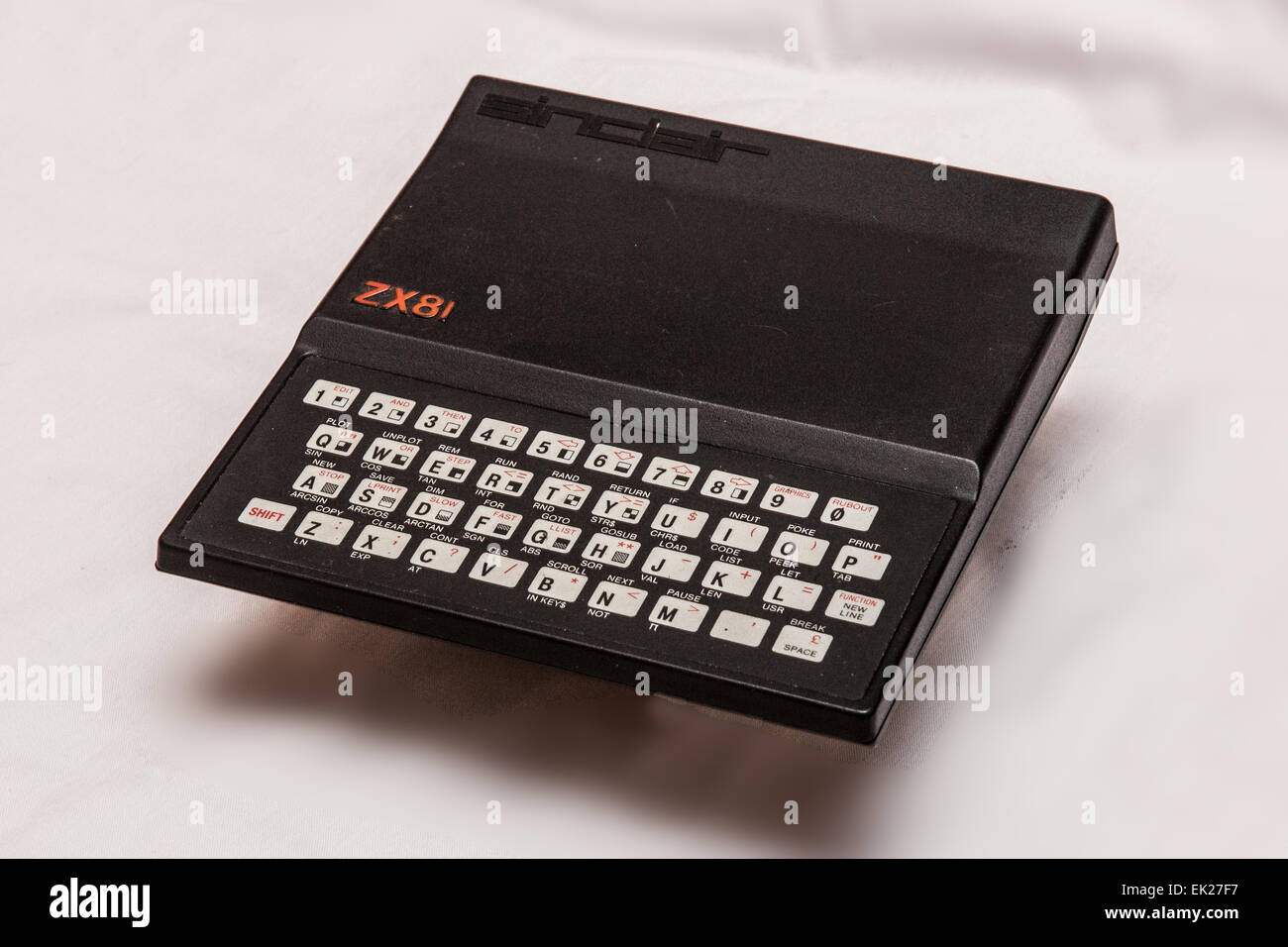 ZX81 Home computer by Sinclair Research Stock Photo