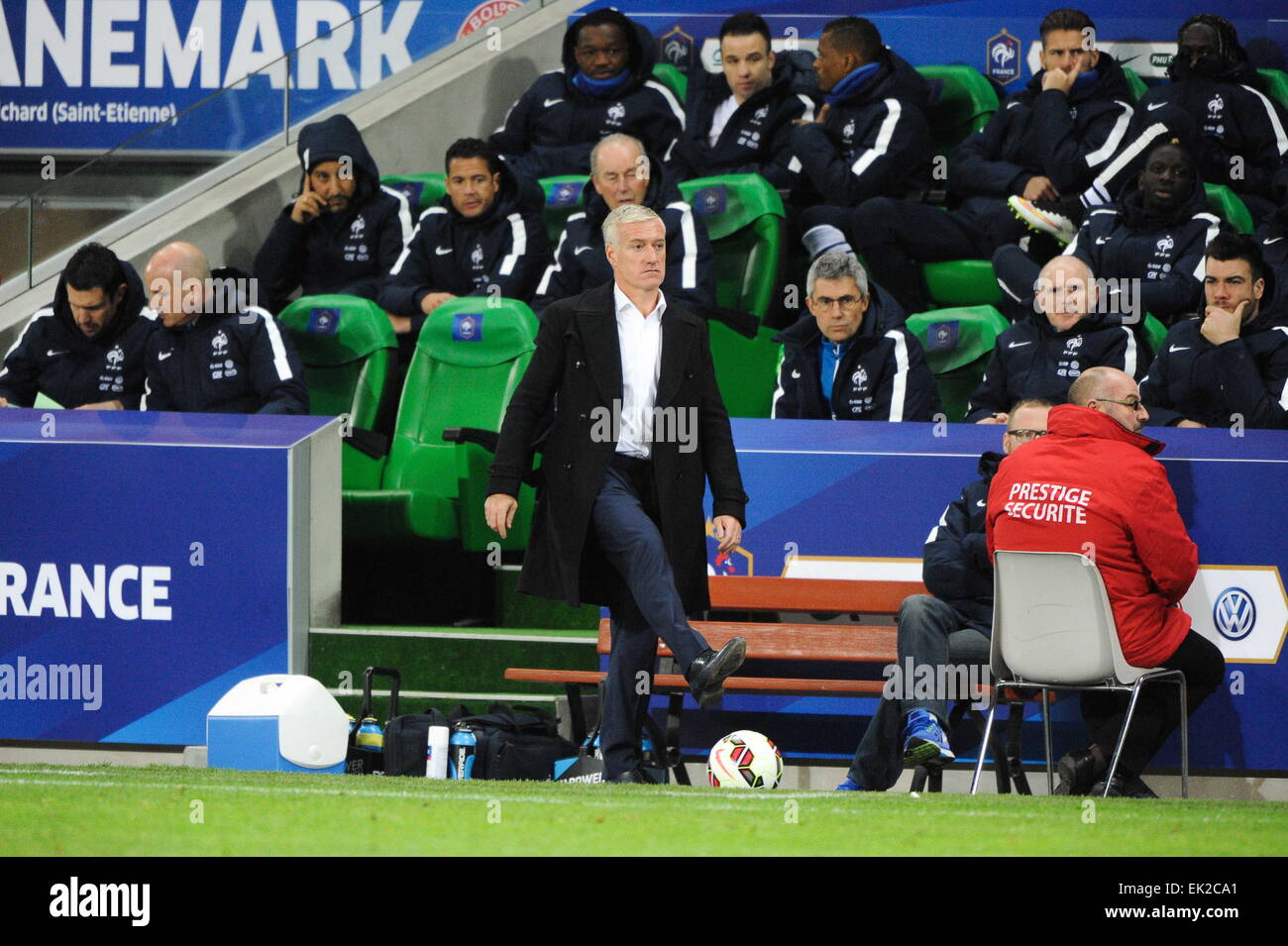 Ticket Original France Vs Danemark – Match 2015 à Saint-Étienne – Entier