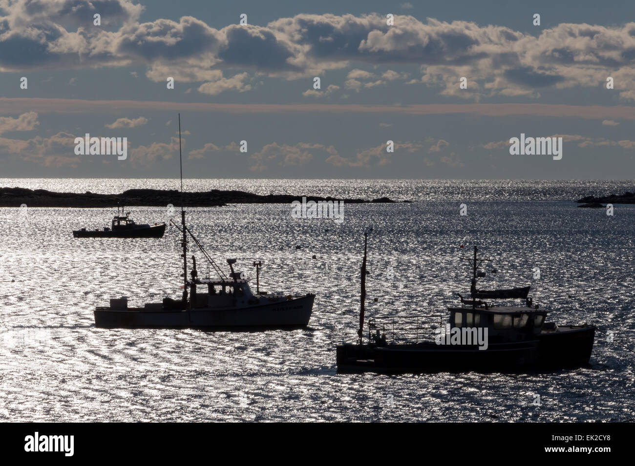 boats in Kennebunkport, Maine Stock Photo Alamy