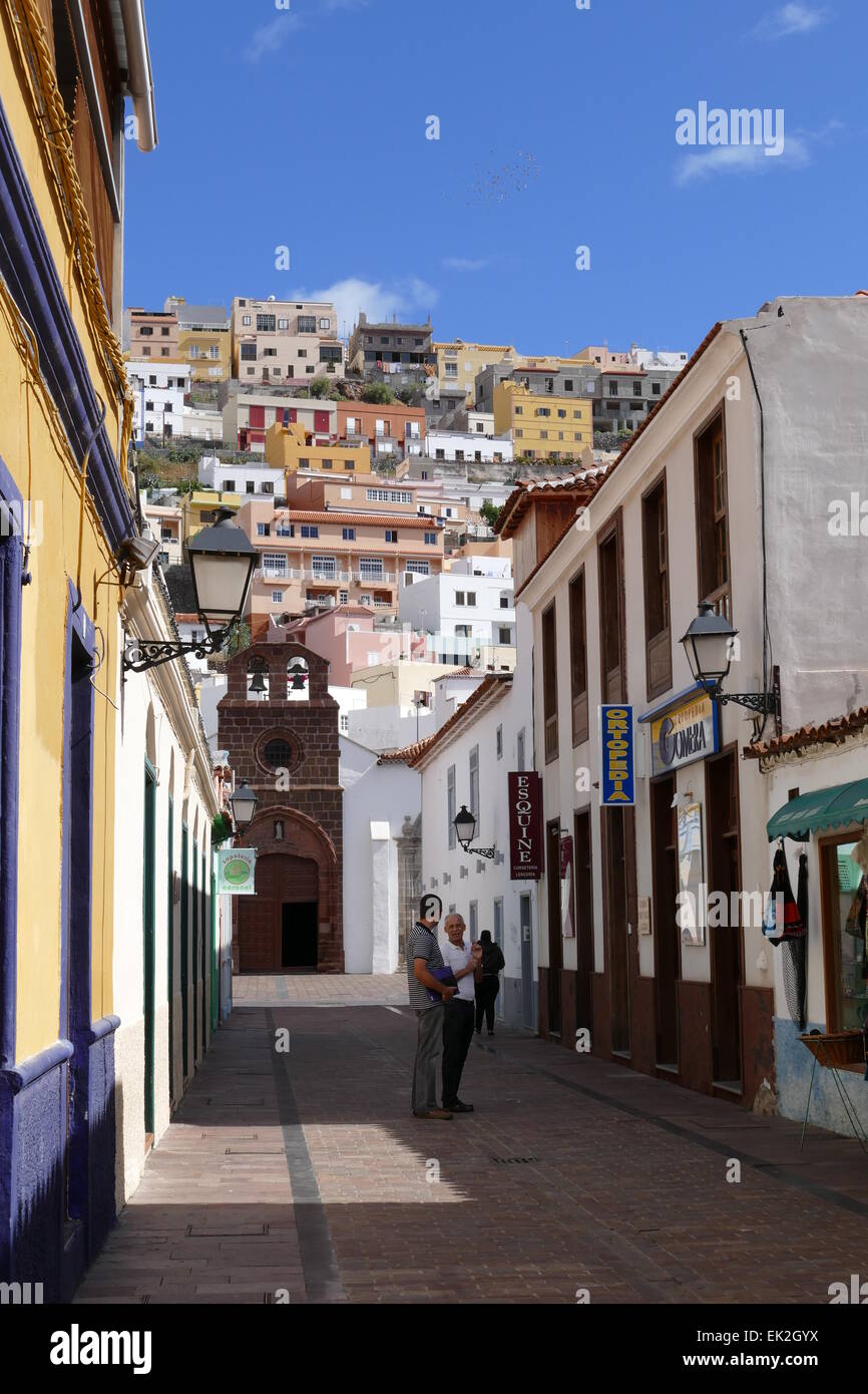 Old town San Sebastian de La Gomera Tenerife island Canary islands Spain Stock Photo