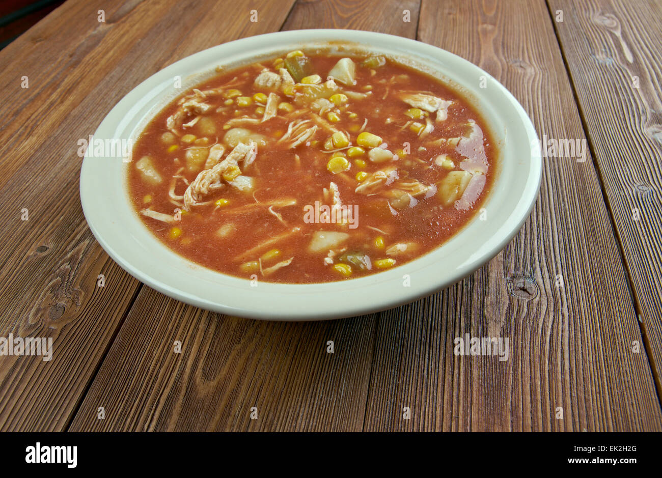 Brunswick stew traditional dish, popular in the American South. made
