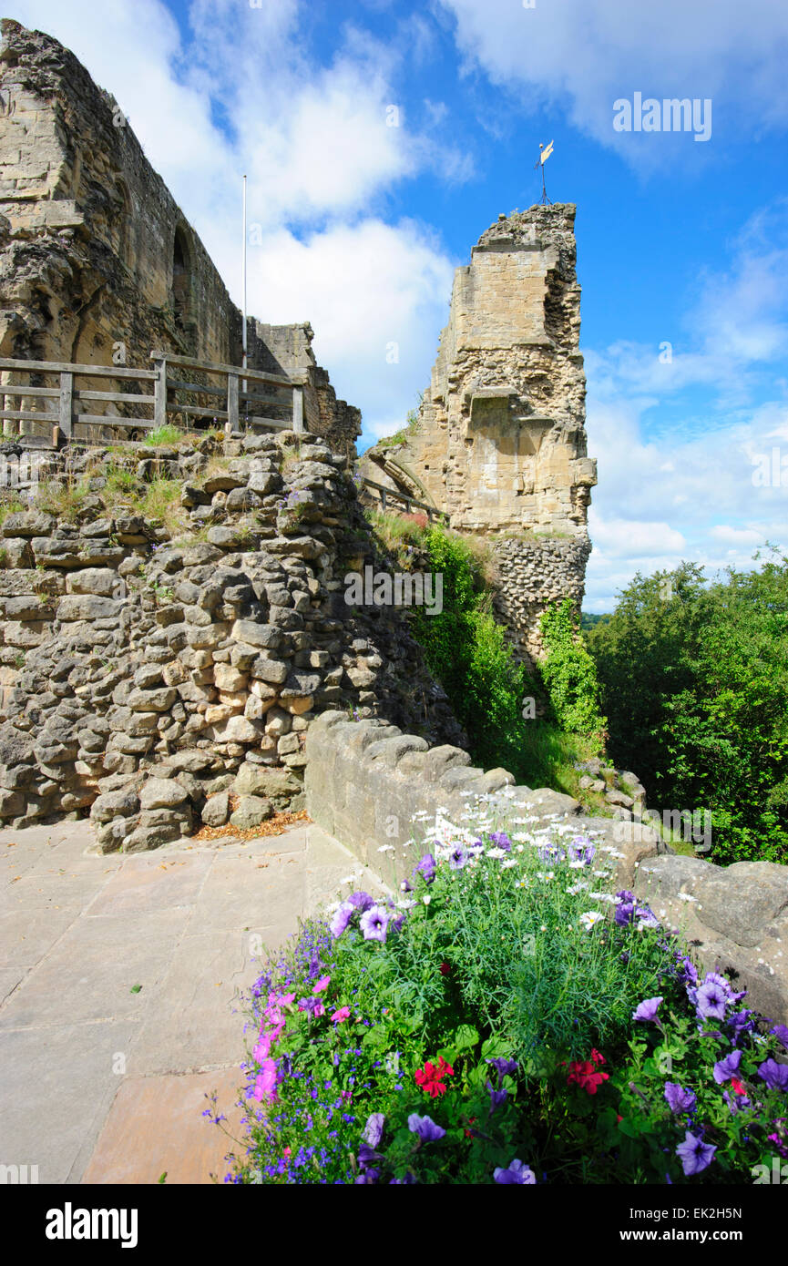 Knaresborough Ruined Castle Stock Photo
