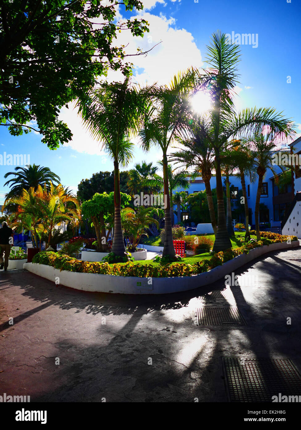 Hotel Jardin Tecina Playa Santiago Beach La Gomera island Canary Islands Spain Stock Photo