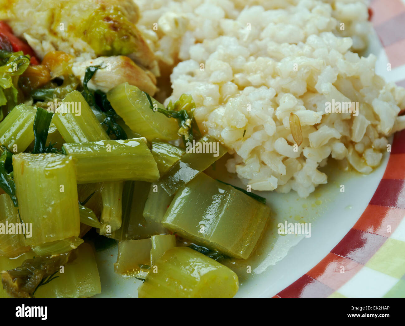 Khoresh Karafs Celery Stew.delicious Iranian dish Stock Photo Alamy