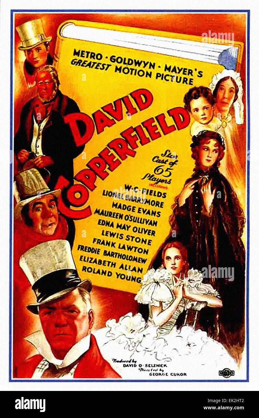 David Copperfield - Movie Poster Stock Photo - Alamy
