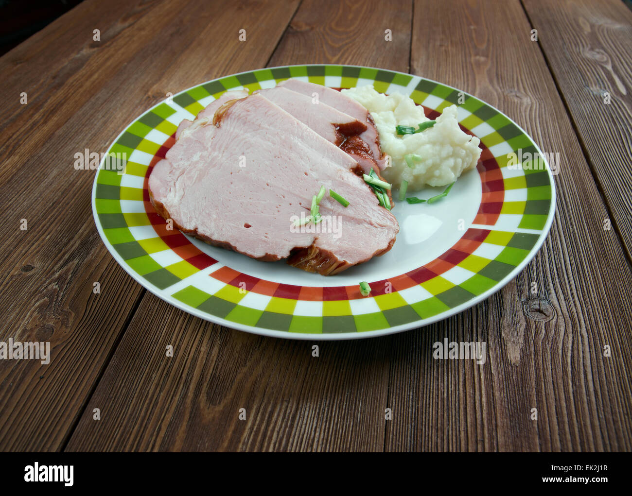 Kassler - German cuisine salted and slightly smoked cut of pork Stock ...