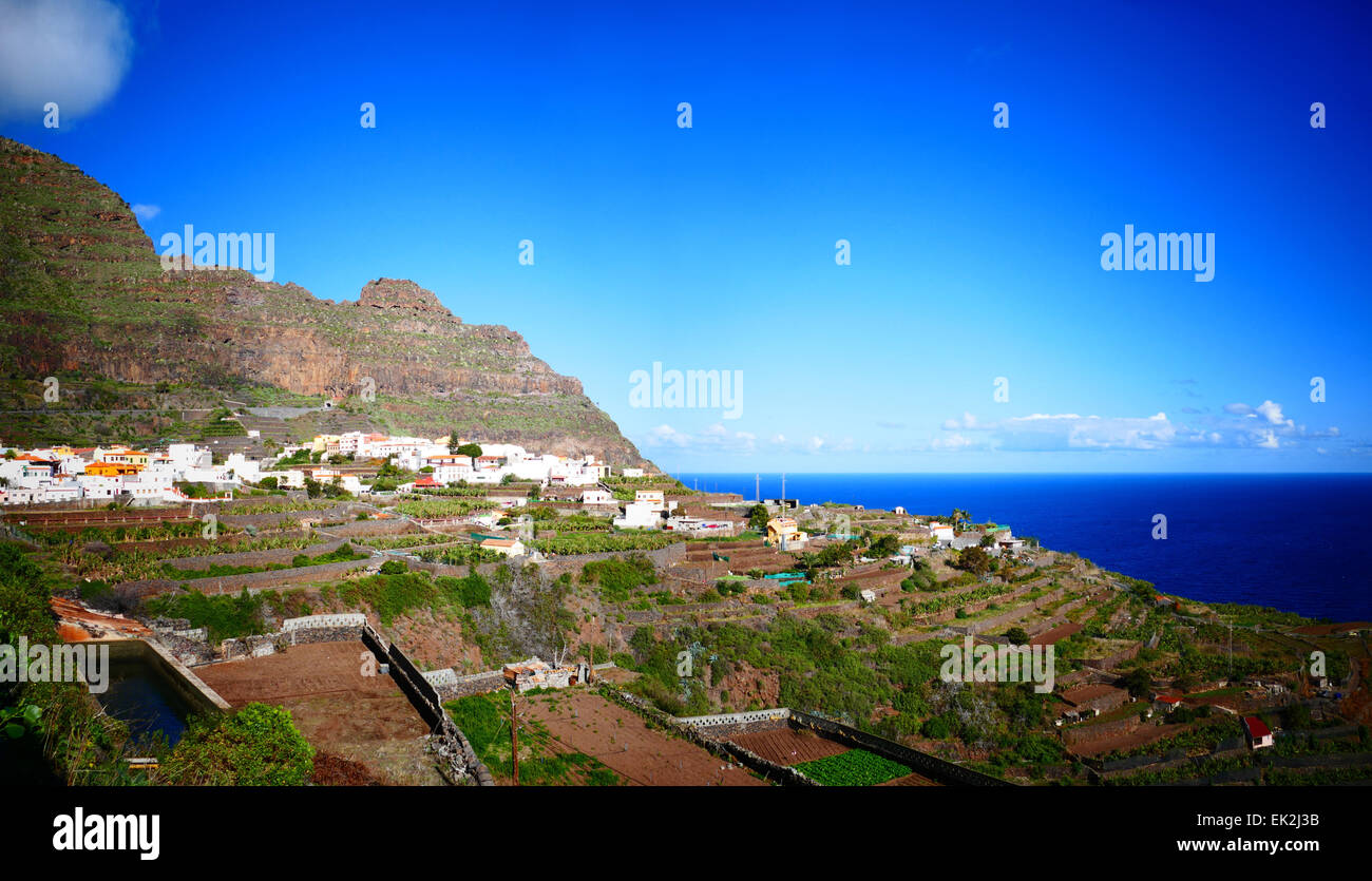 Agulo village La Gomera island Canary islands Spain Stock Photo - Alamy
