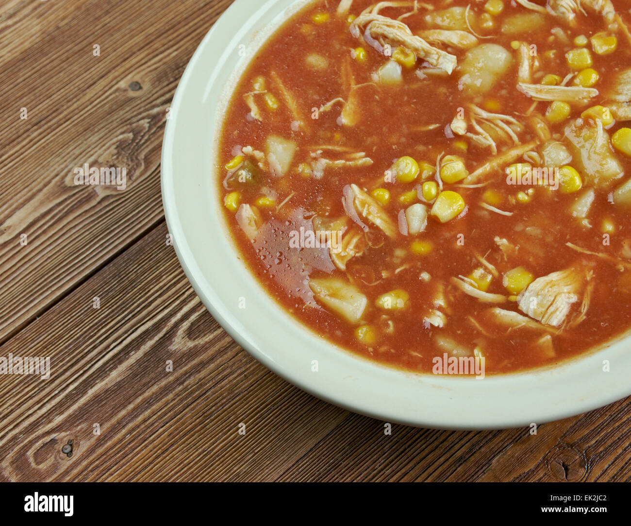 Brunswick stew traditional dish, popular in the American South. made