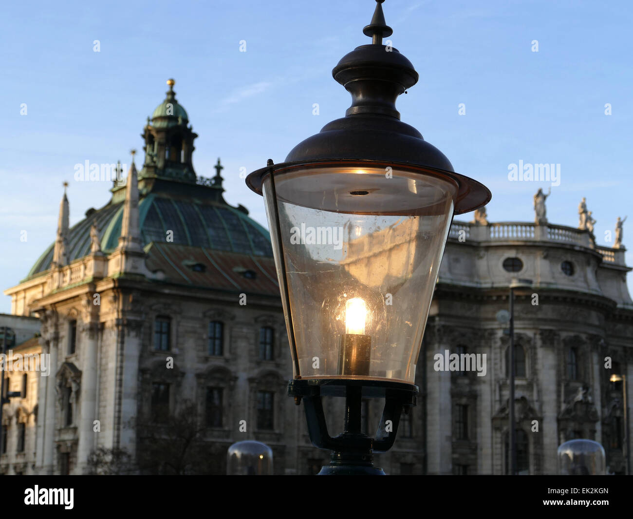 Germany Munich nostalgic incandescent bulb Stock Photo