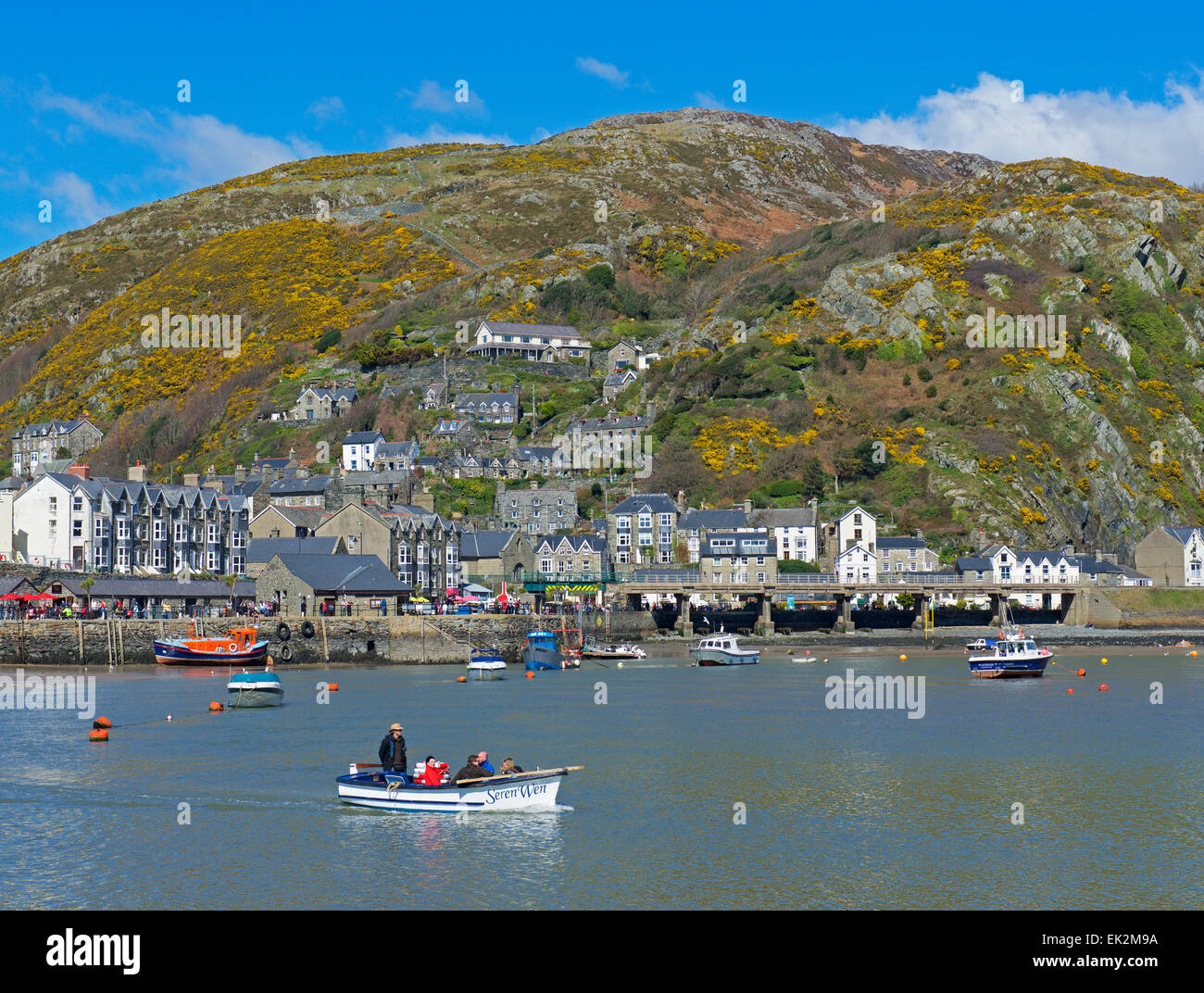 Passenger ferry at Barmouth, Gwynedd, North Wales UK Stock Photo Alamy