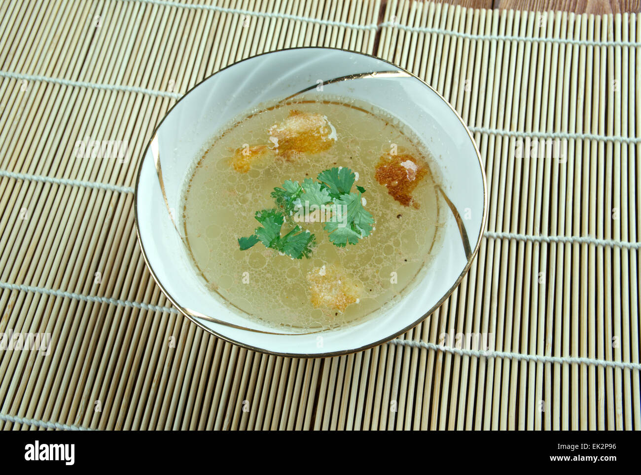 Beef consomme hires stock photography and images Alamy