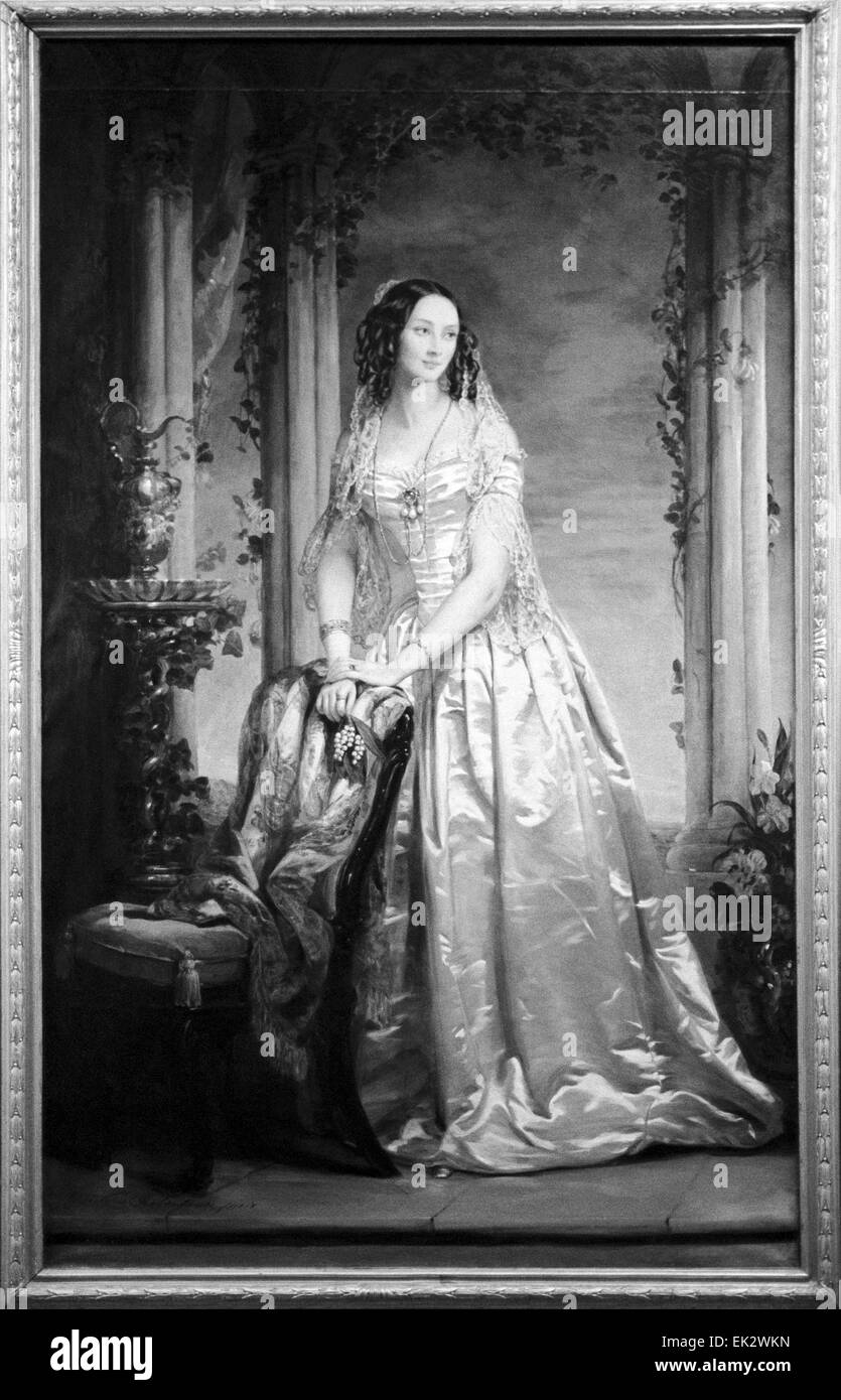 Moscow Arkhangelskoye Estate Portrait Of Princess Zinaida Yusupova Reproduction Stock Photo Alamy