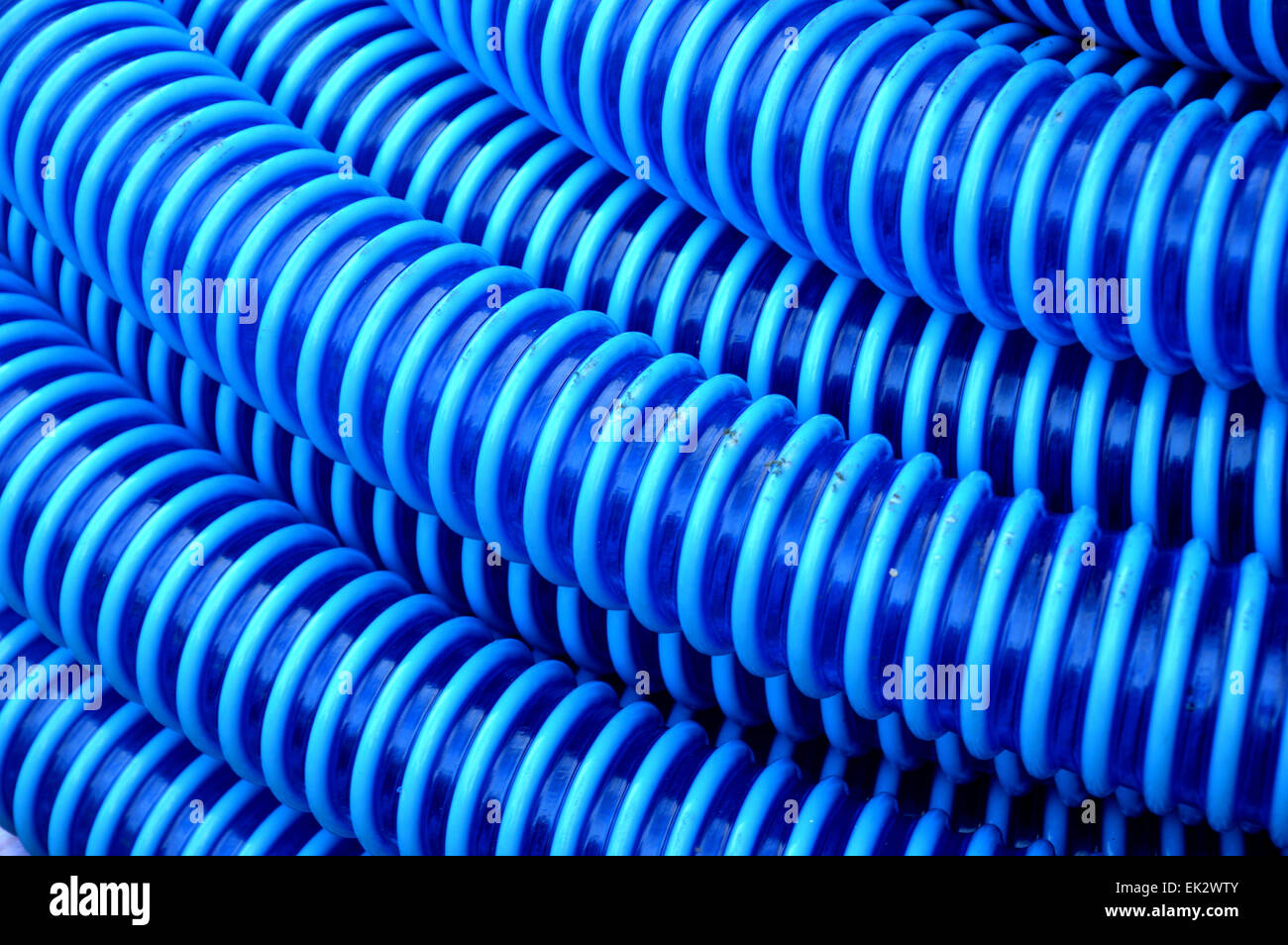 blue plastic hose background Stock Photo Alamy