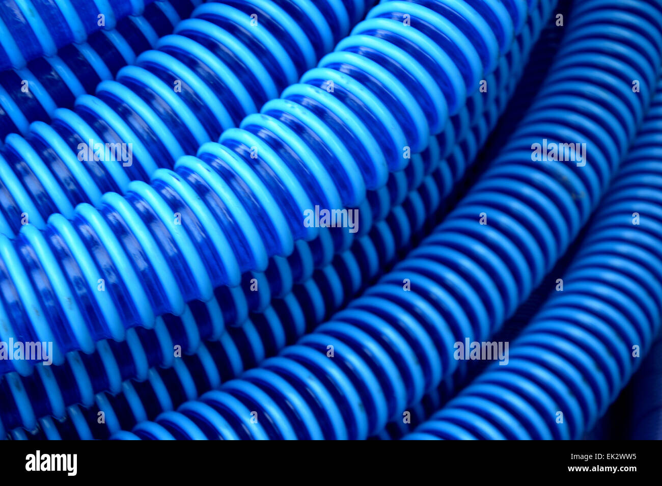 blue plastic hose background Stock Photo Alamy