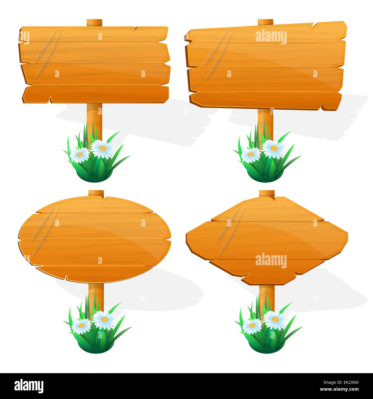 Cartoon wooden arrow sign hi-res stock photography and images - Alamy