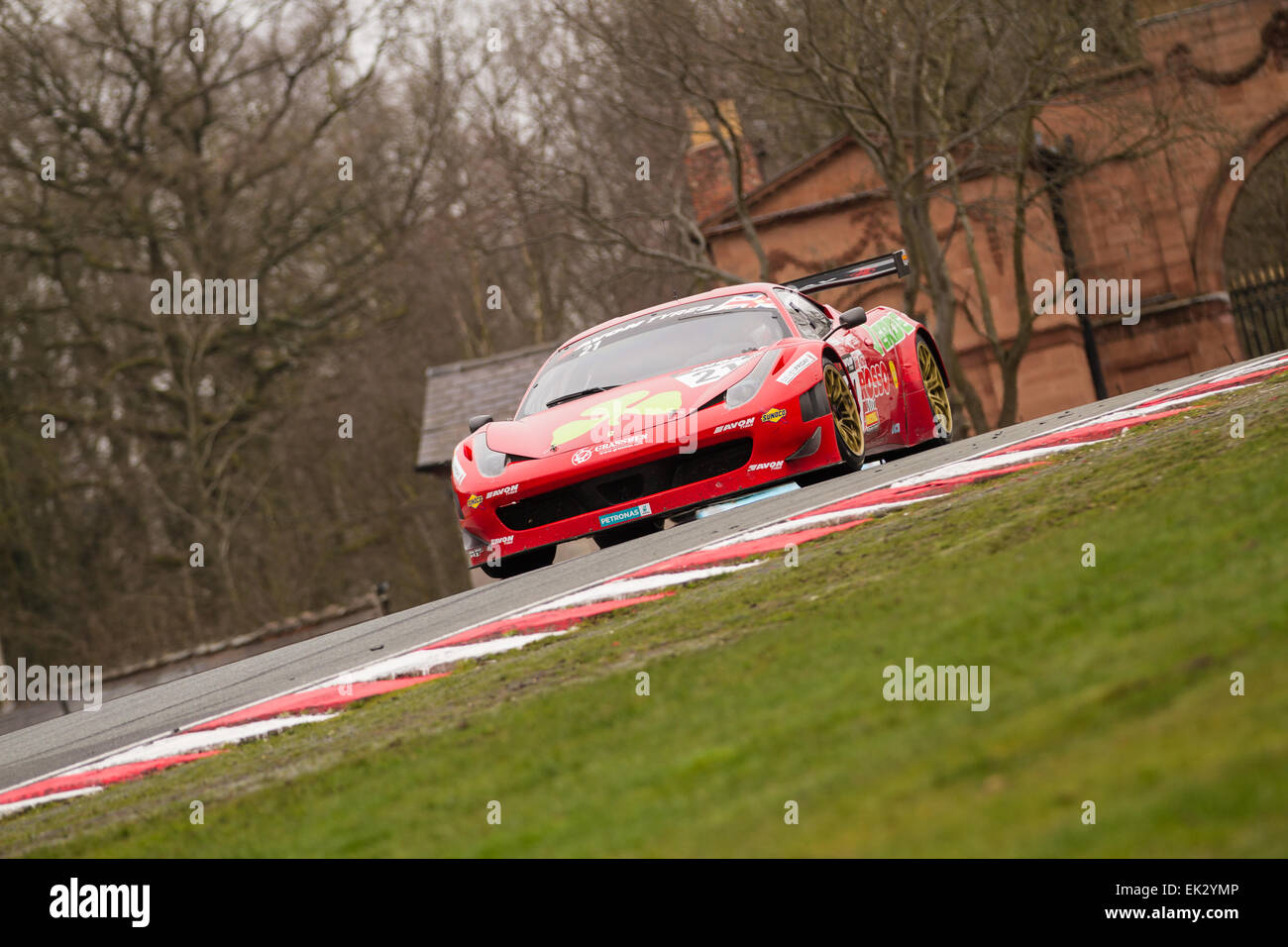 Oulton Park in Cheshire, UK. 6th April, 2015. BritishGT first race at Oulton Park in Cheshire UK. Hector Lester and Barry Simonsen finished fifth in race one Credit:  steven roe/Alamy Live News Stock Photo