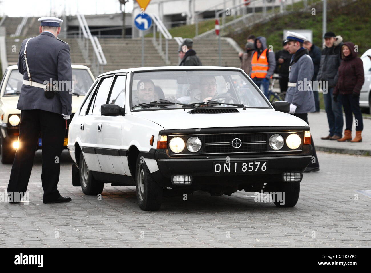 Gdansk, Poland. 6th April, 2015. Classic cars seazon opening in Gdansk