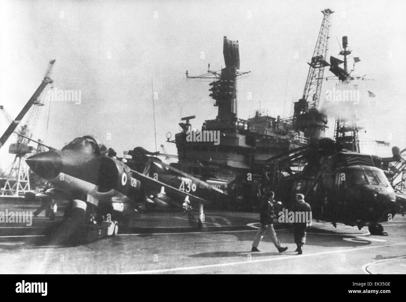 The Aircraft Carrier Hms Hermes High Resolution Stock Photography and ...
