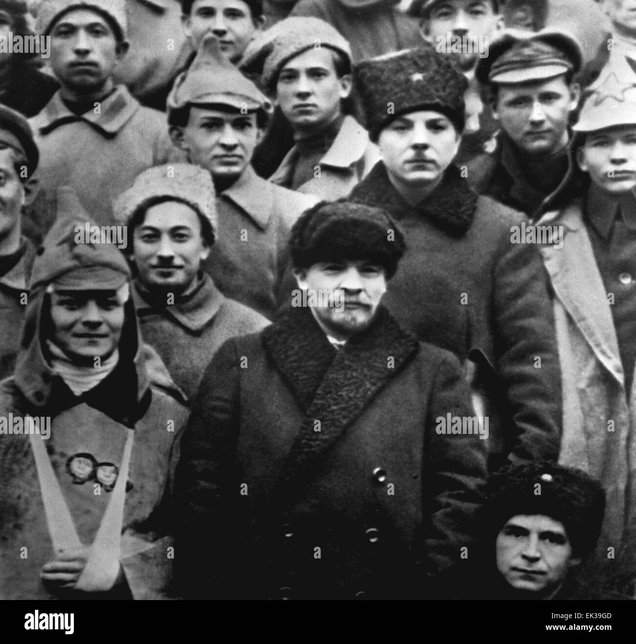 Vladimir Lenin And Kliment Voroshilov High Resolution Stock Photography