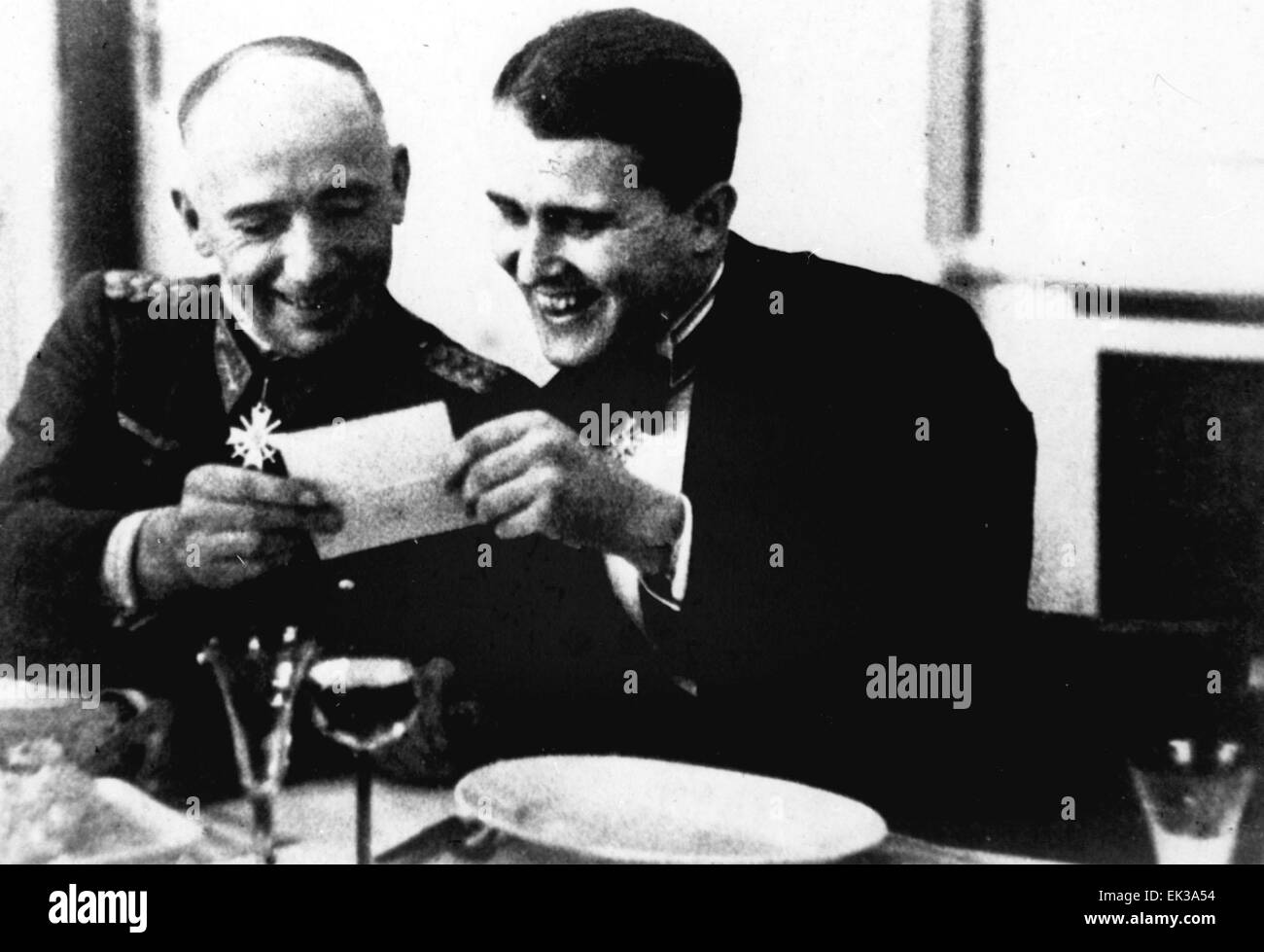 Wernher Von Braun Major General Dornberger High Resolution Stock ...