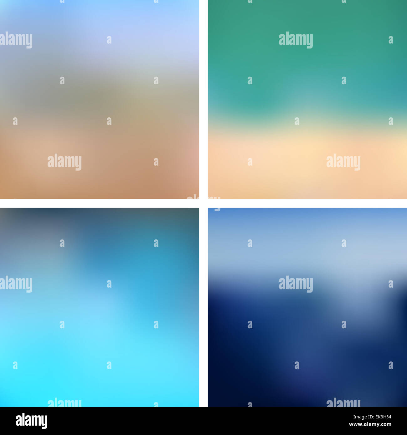 Sea Blurred Backgrounds Stock Photo