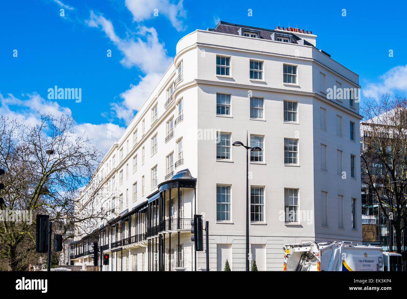 Connaught Place London Stock Photo Alamy