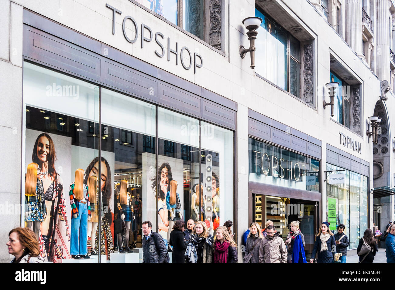 Oxford street - London Stock Photo