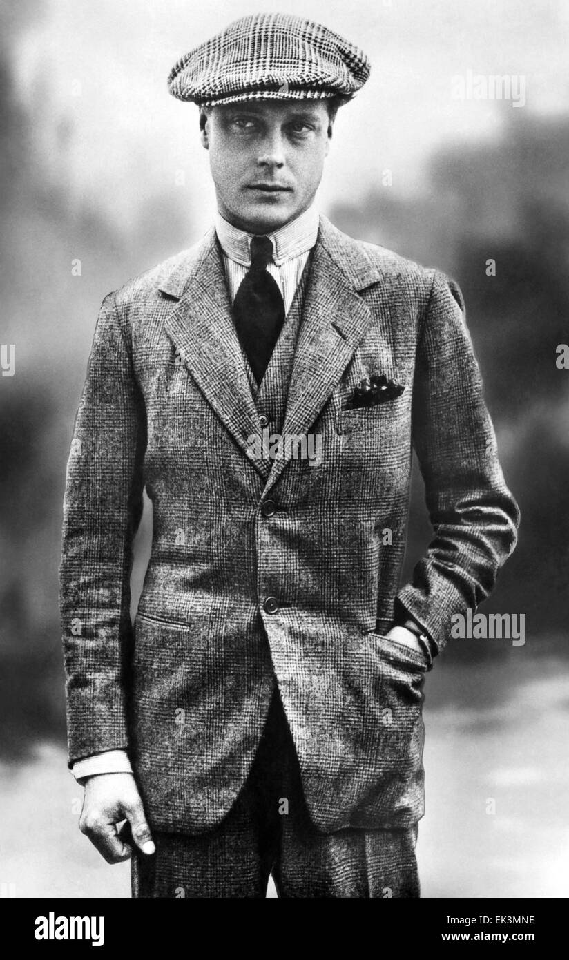 King Edward VIII, of United Kingdom, Portrait, 1936 Stock Photo - Alamy