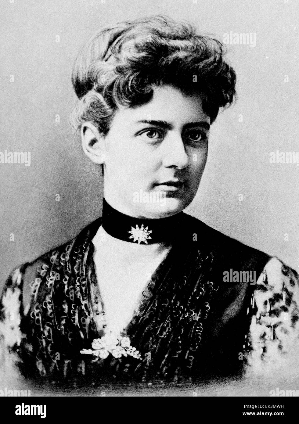 Frances Folsom Cleveland, wife of President Grover Cleveland, Portrait, circa 1890 Stock Photo