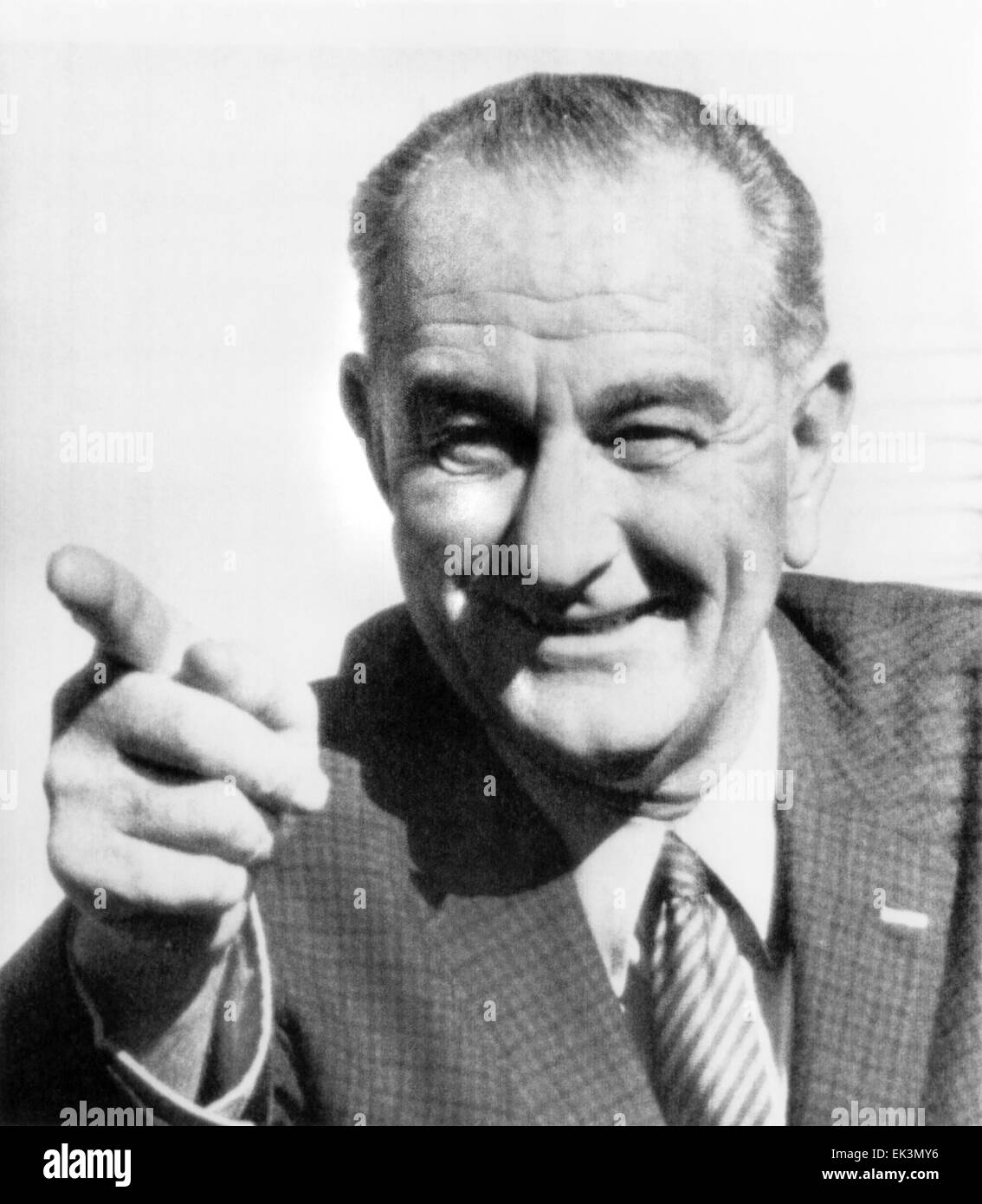 U.S. President Lyndon Johnson, Portrait, December 1963 Stock Photo