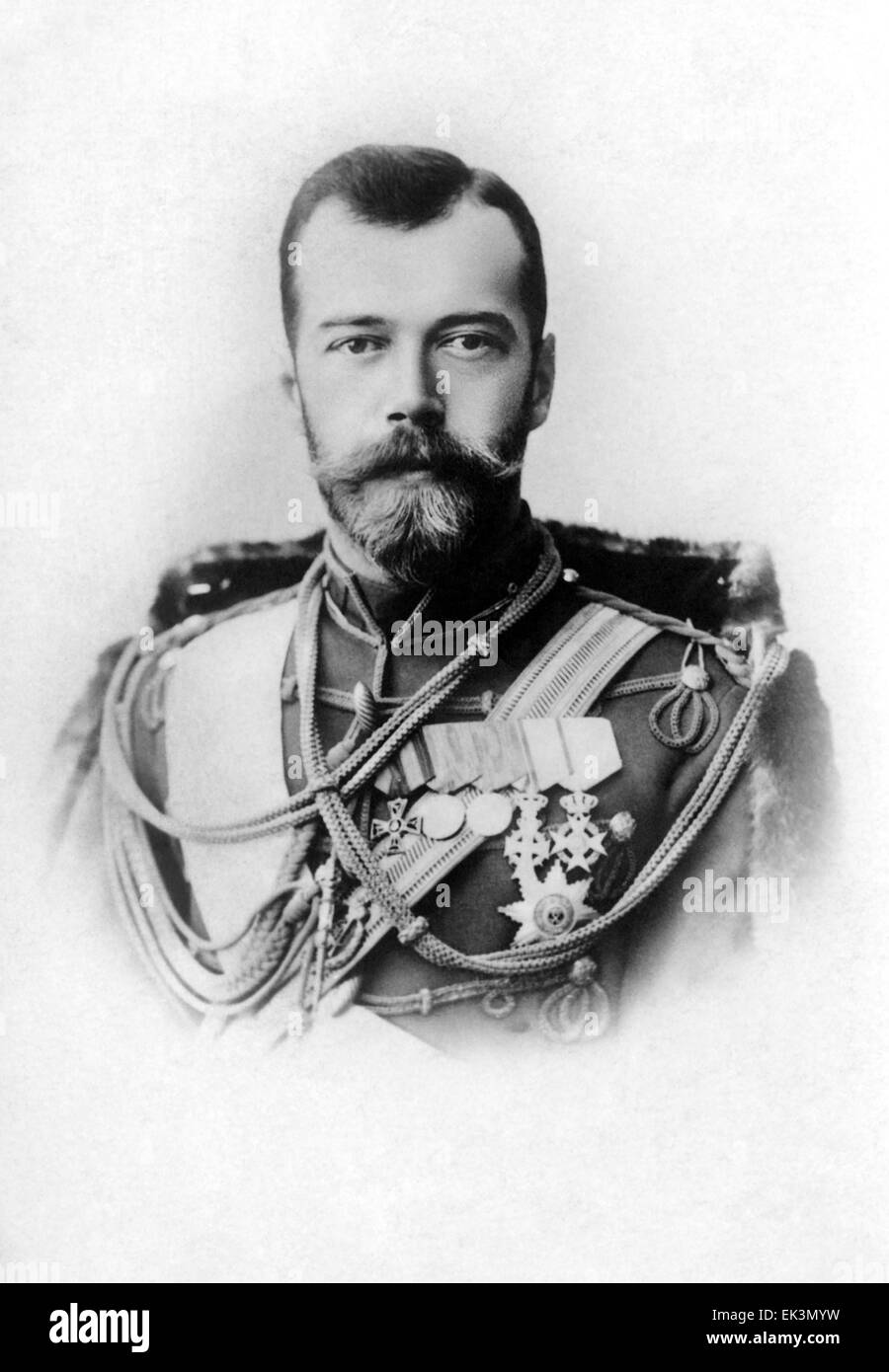 Nicholas II, Czar of Russia, Portrait, circa late 1890's Stock Photo