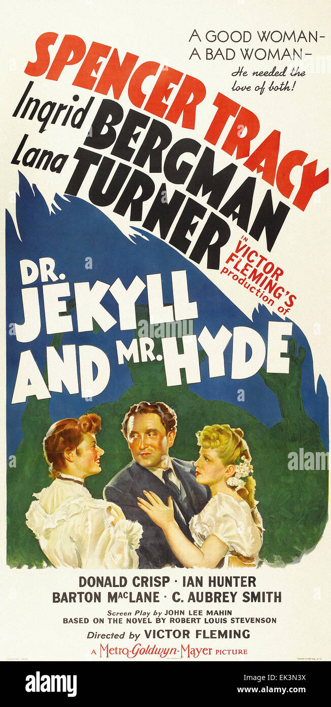 Dr. Jekyll and Mr. Hyde 1941 Movie Poster Stock Photo Alamy