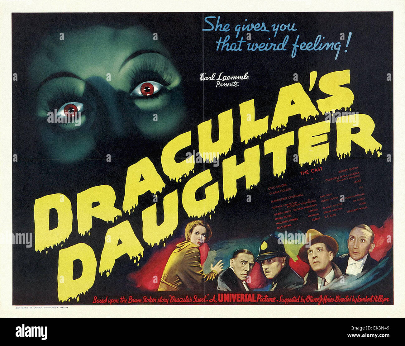 Dracula's Daughter Movie Poster Stock Photo Alamy