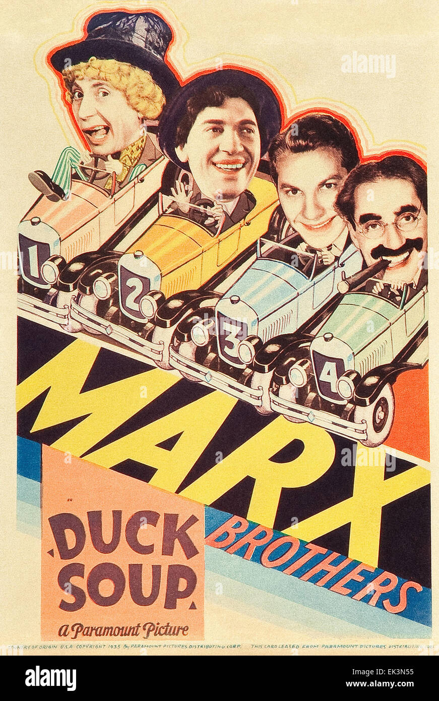 Duck Soup - Movie Poster Stock Photo - Alamy