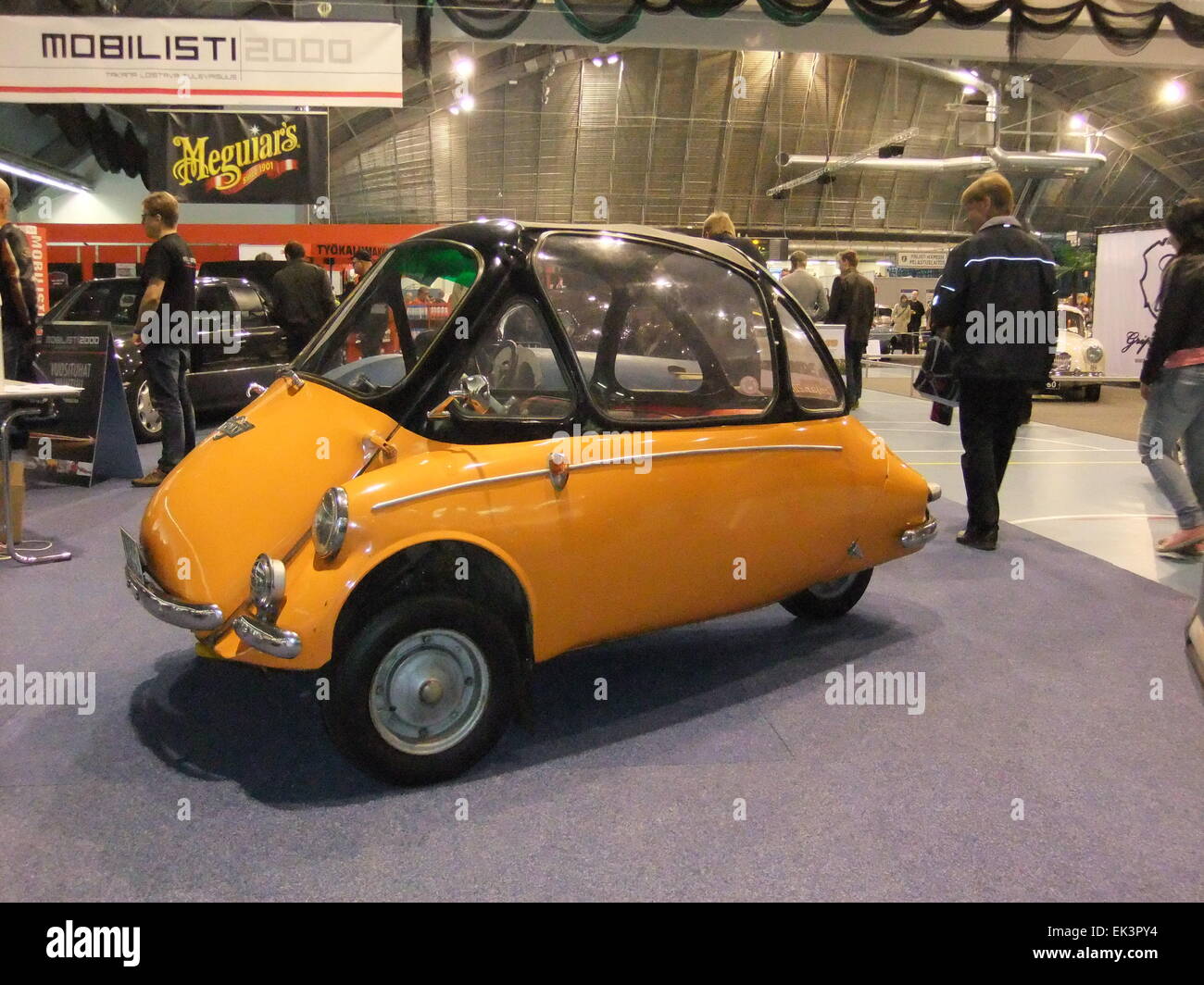 Trojan microcar, type Trojan 200. In production between 1960 - 1965. One of the first citycars. Same as Heinkel Kabine Stock Photo