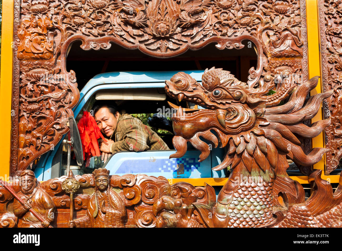 The religious rituals of Chinese funeral in Cambodia, Asia Stock Photo