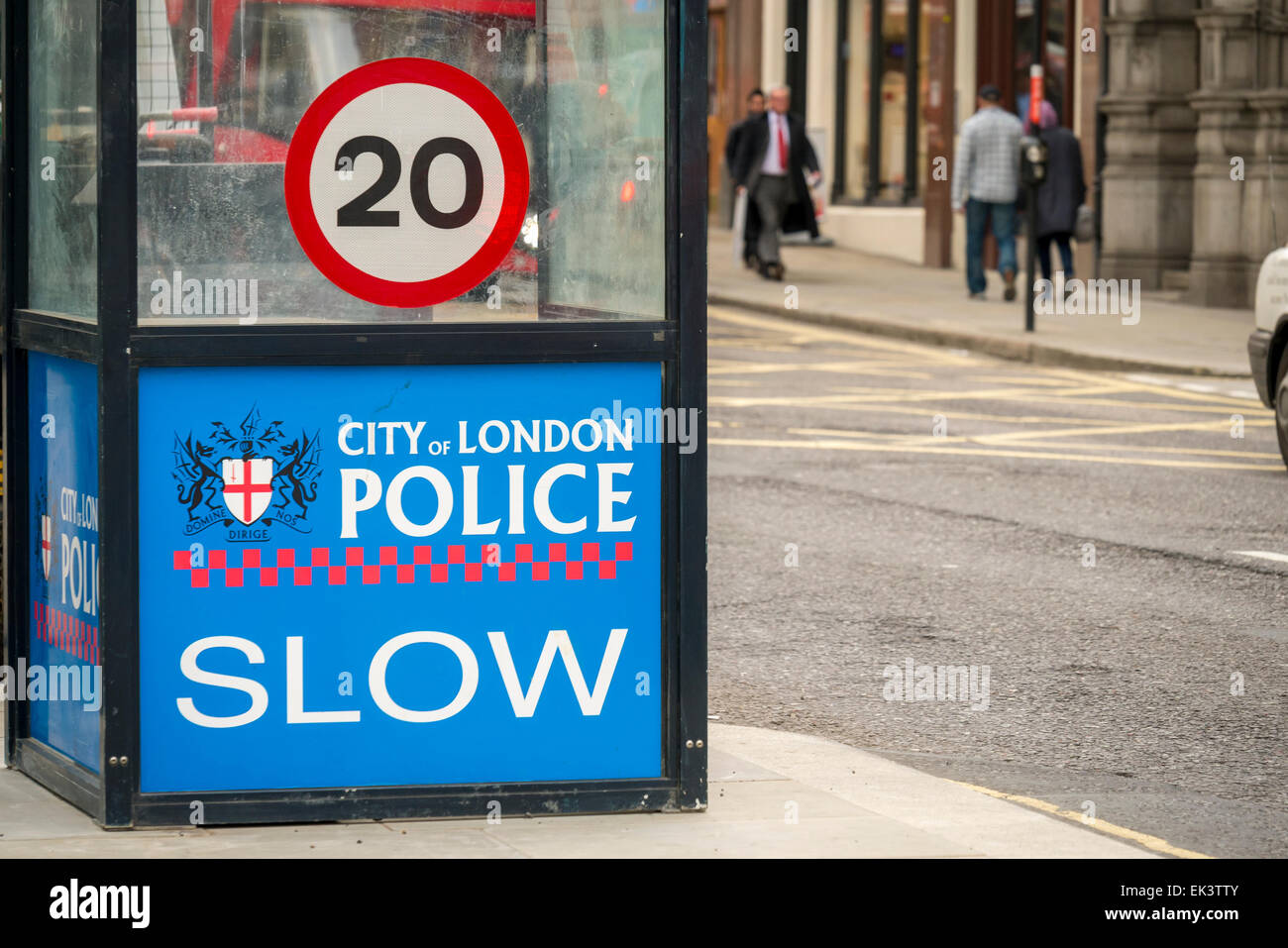 City of London Police Traffic Check Point, London, Britain Stock Photo -  Alamy