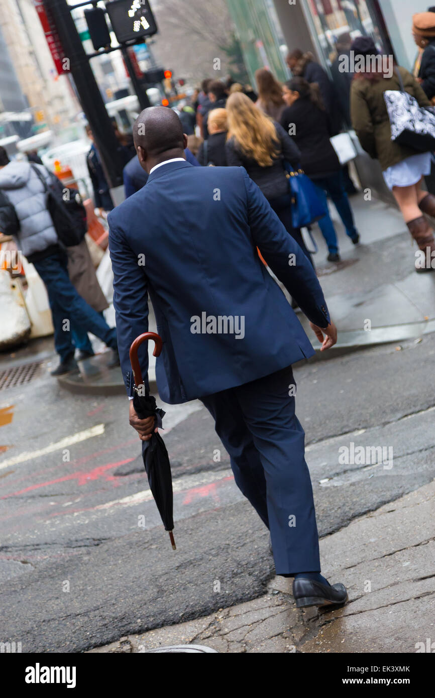 Wall street businessman, New York, USA Stock Photo Alamy
