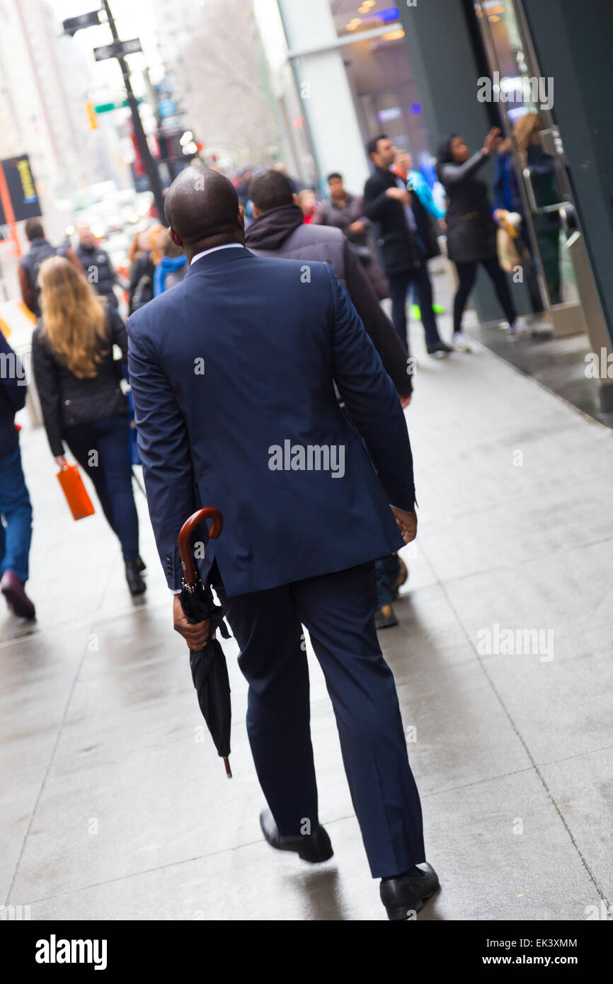 Wall street businessman, New York, USA Stock Photo Alamy