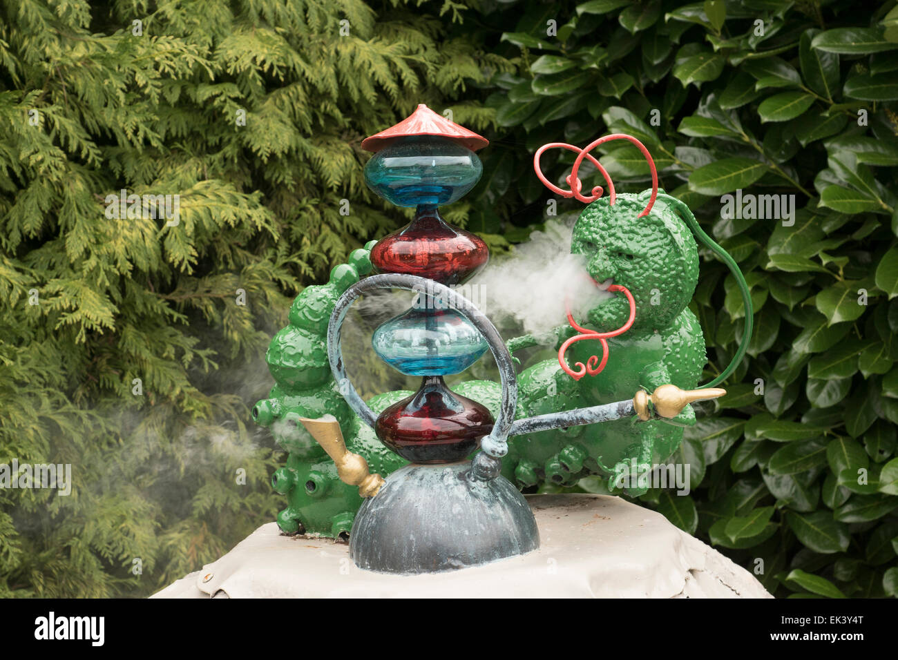 Hookah-smoking caterpillar Stock Photo - Alamy