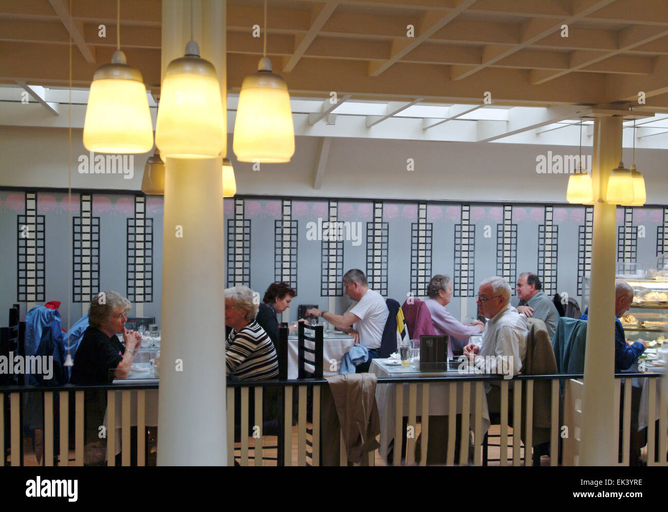 The willow tea room by Mackintosh Glasgow Scotland United Kingdom Europe Stock Photo