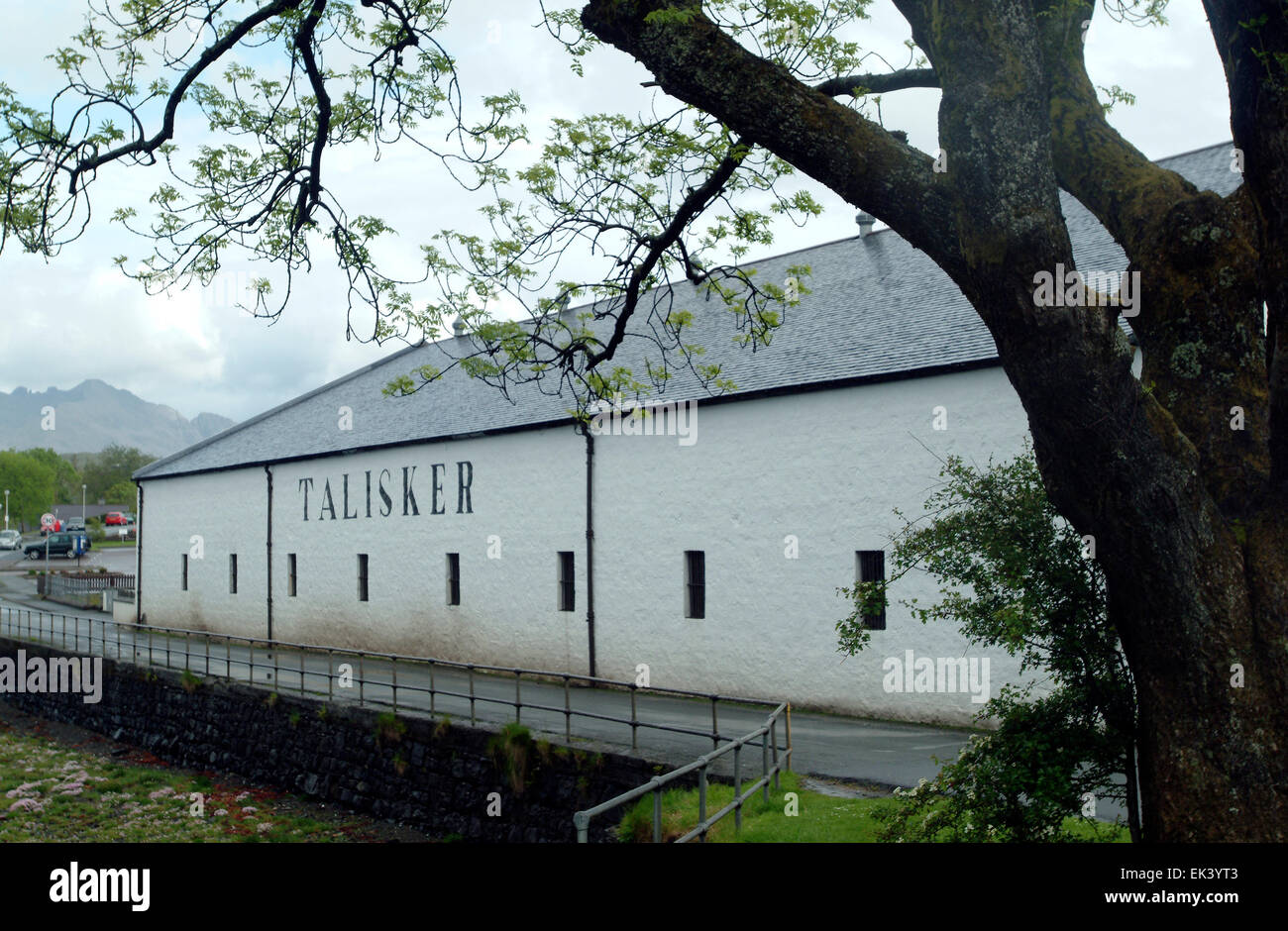 Talisker Scotch Whisky Distiller Carbost Isle of Skye Scotland UK Europe Stock Photo