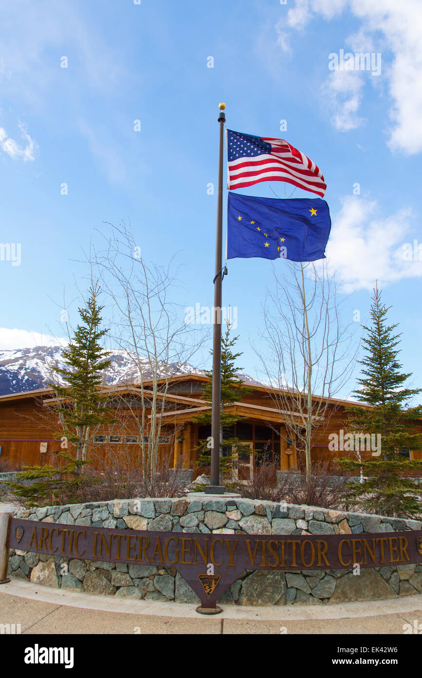 The Arctic Interagency Visitor Center at Coldfoot, Dalton Highway