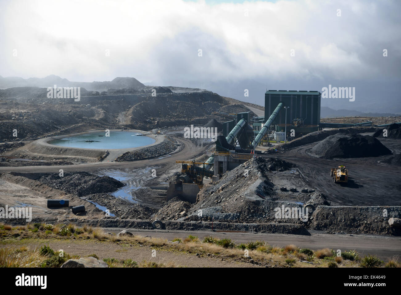 The coal washing and processing plant operates at Stockton Coal Mine