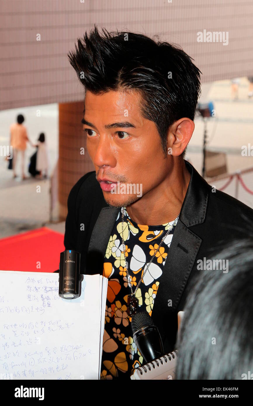 Hongkong, China. 06th Apr, 2015. Aaron Kwok at the premiere of Port of Call  in Hongkong, China on 06th April, 2015. © TopPhoto/Alamy Live News Stock  Photo - Alamy