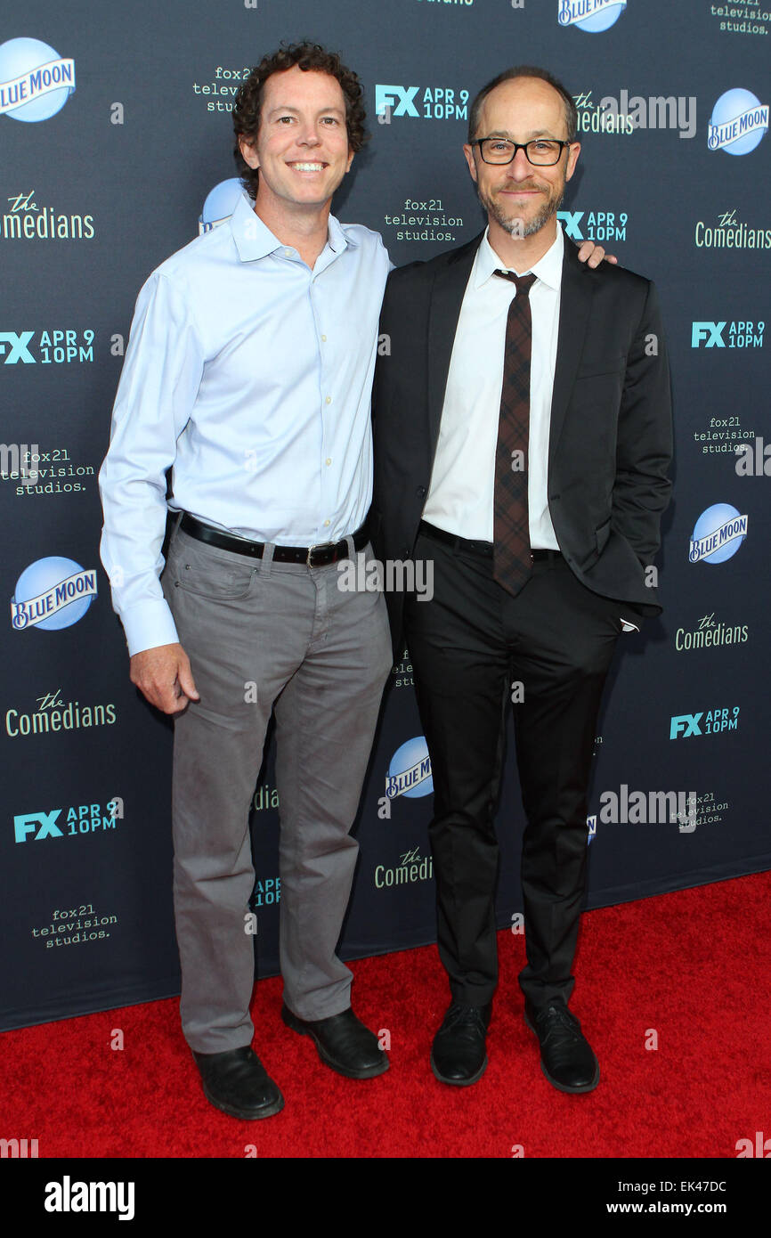 Los Angeles, California, USA. 6th Apr, 2015. Ben Wexler; Matt Nix