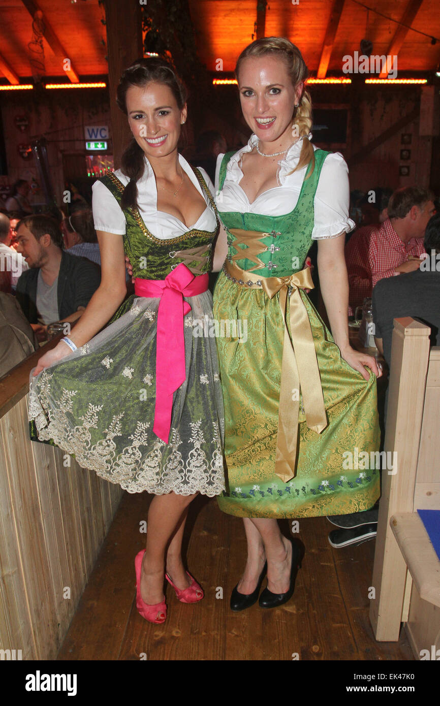 Celebrities at the 2014 Oktoberfest (Wiesn) at Fisch Baeda Festzelt ...