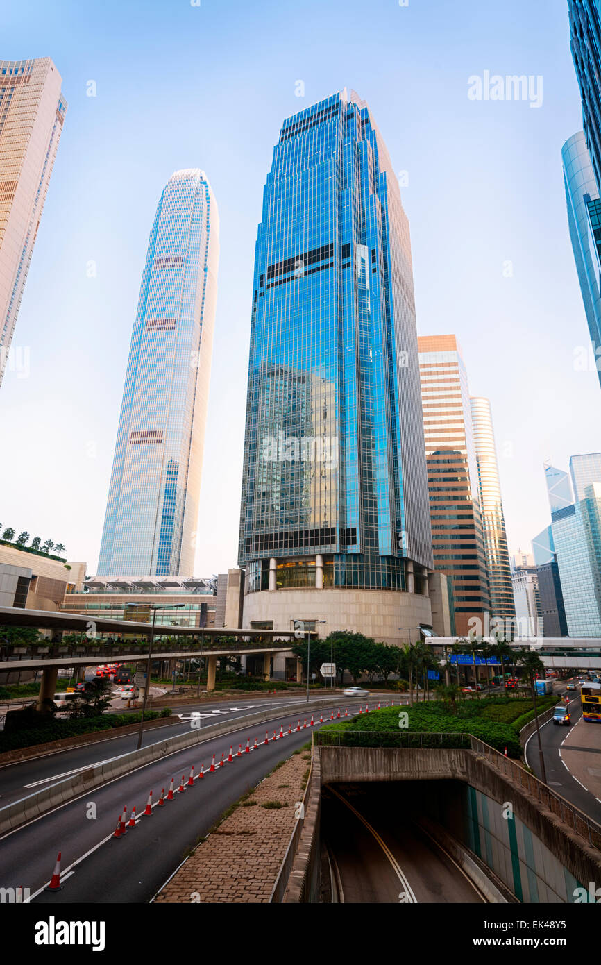 International Finance Center towers in Hong Kong Stock Photo - Alamy